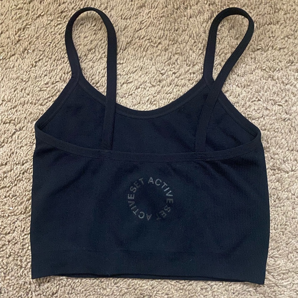 SETactive onyx body crop top